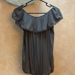 Lascana olive green summer top, size Small